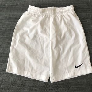 Girls Nike Dri-Fit Shorts - White - Sz. M